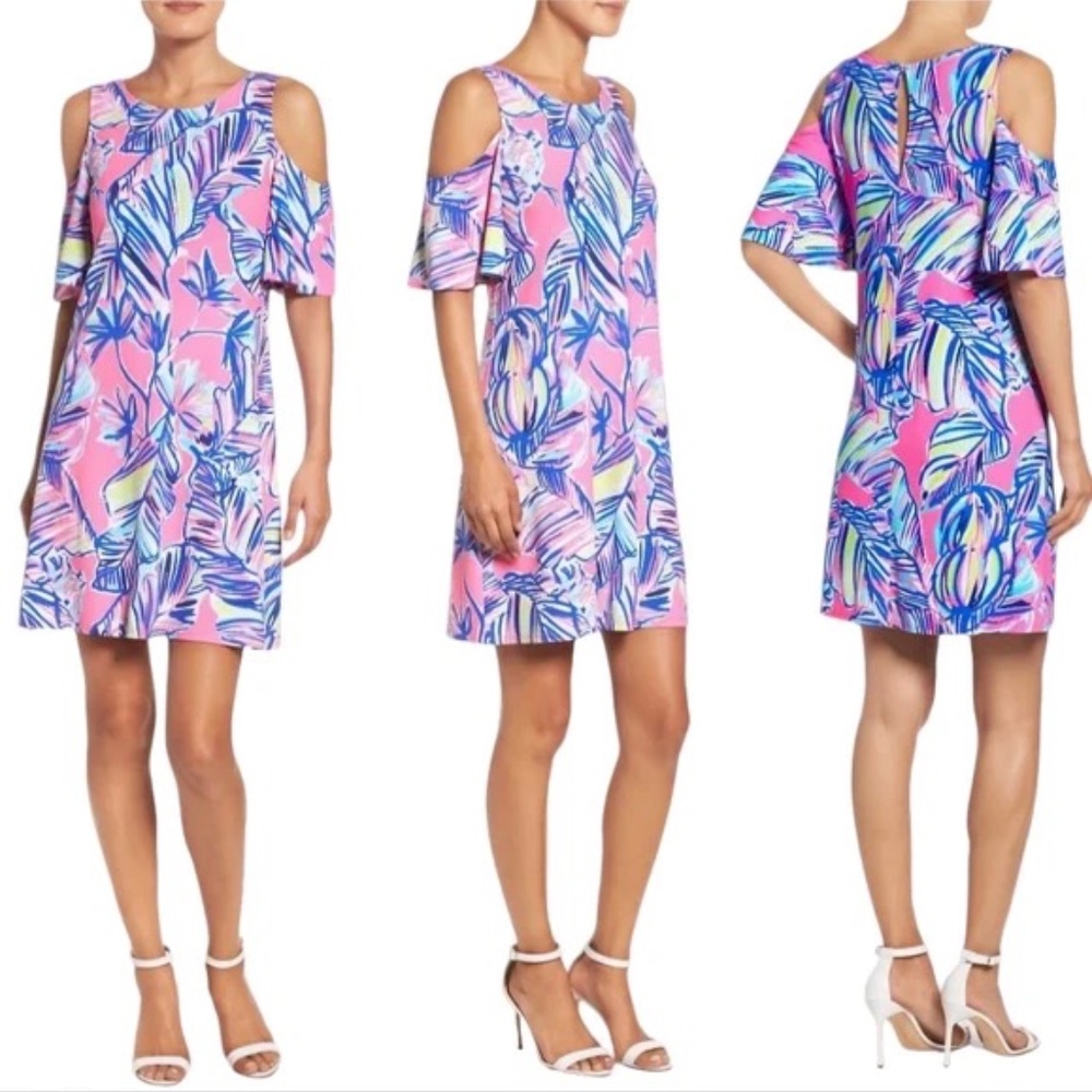 Lilly Pulitzer mini dress.
